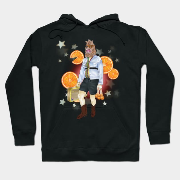 Werewolf strut Hoodie by Bolt•Slinger•22